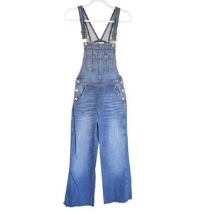 Madewell High Rise Loose Flare Overalls Size 4